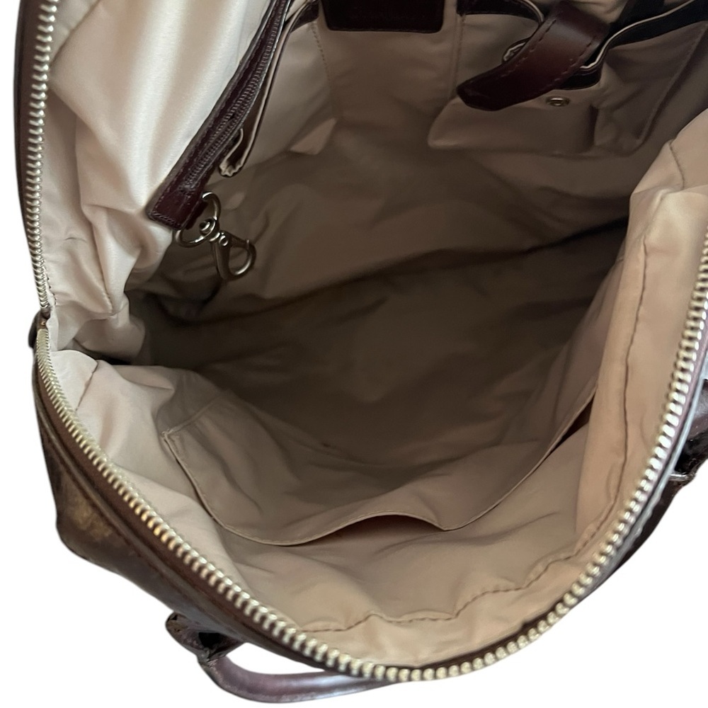 Cole Haan Dark Brown Leather Shoulder Bag - Picture 5 of 6